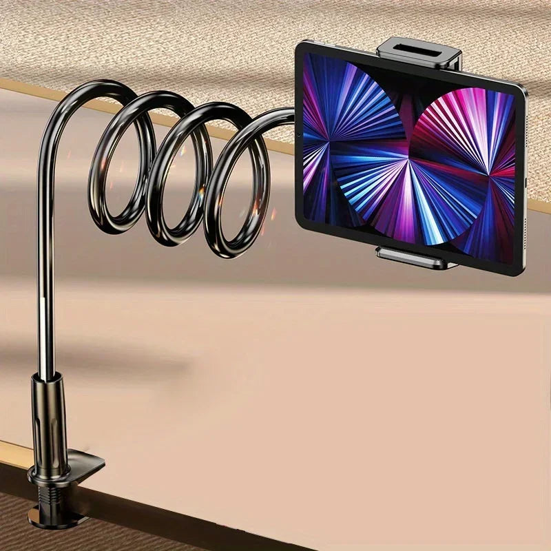 Universal Lazy Bedside Desktop Mobile Phone Tablet Stand Suporta Desktop Spiral Stands como For iPhone 15 14 Samsung Xiaomi iPad